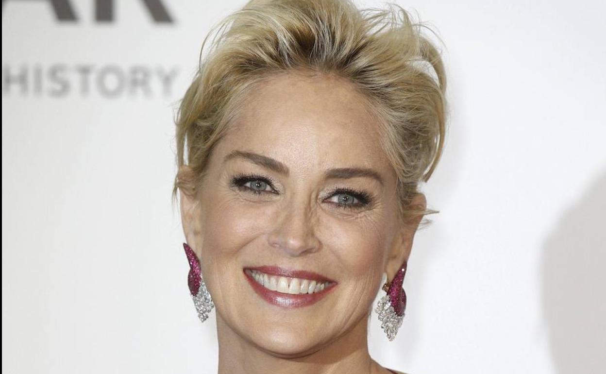 La actriz Sharon Stone.