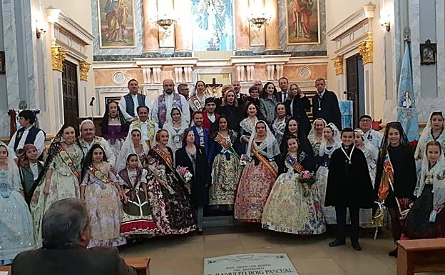 Imagen principal - Acto de la fiesta de la Inmaculada, en La Punta. 
