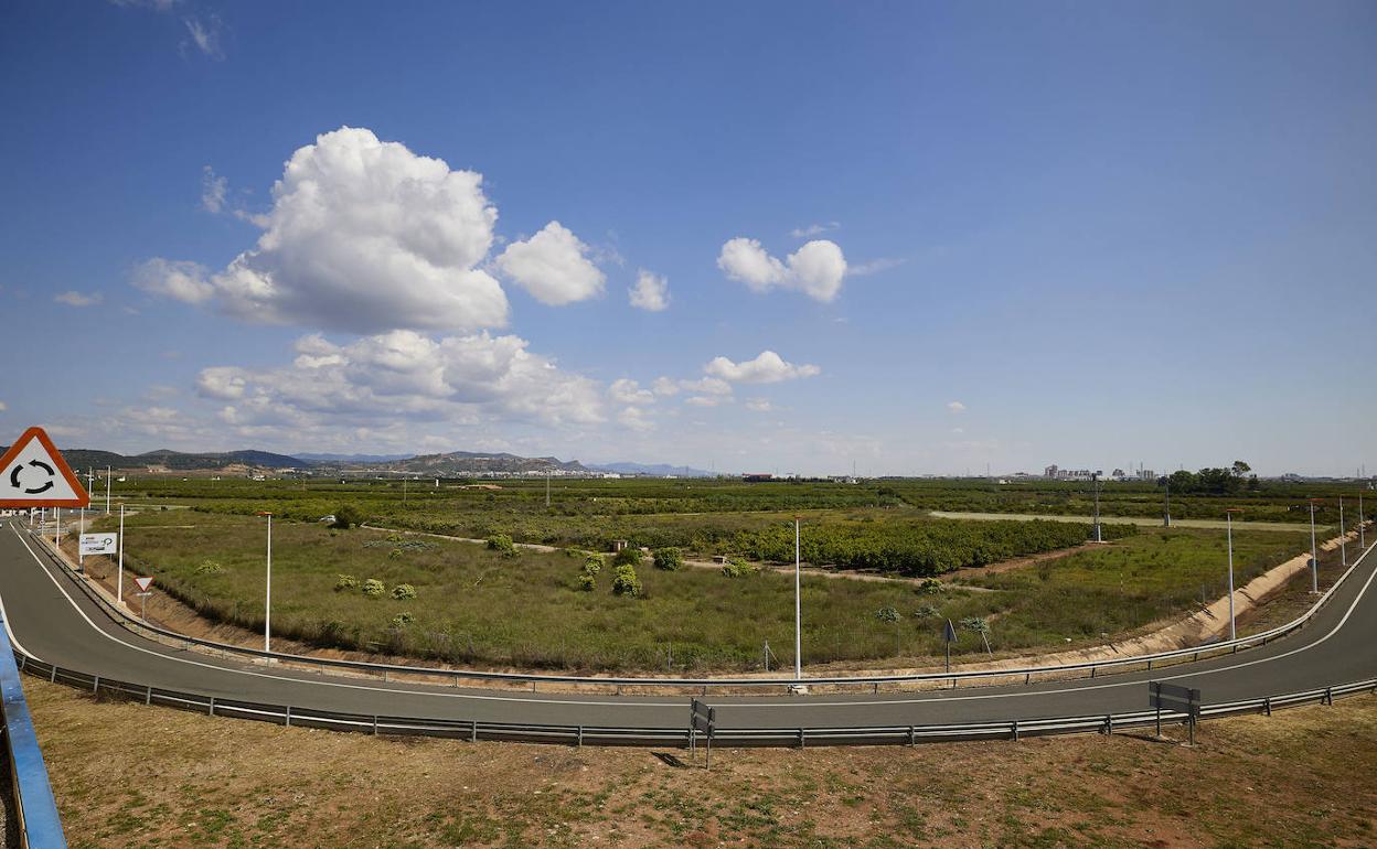 Terrenos en los que se levantará la gigafactoría de Volkswagen. 