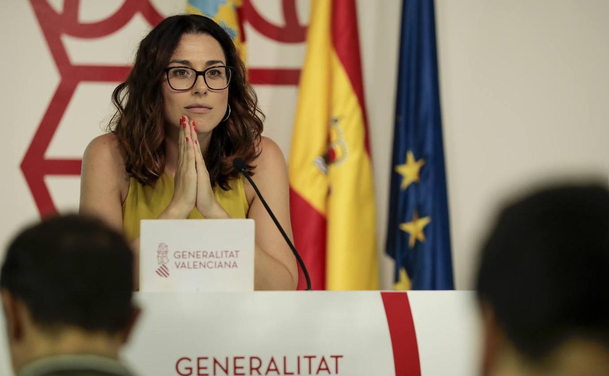 La vicepresidenta del Consell, Aitana Mas.