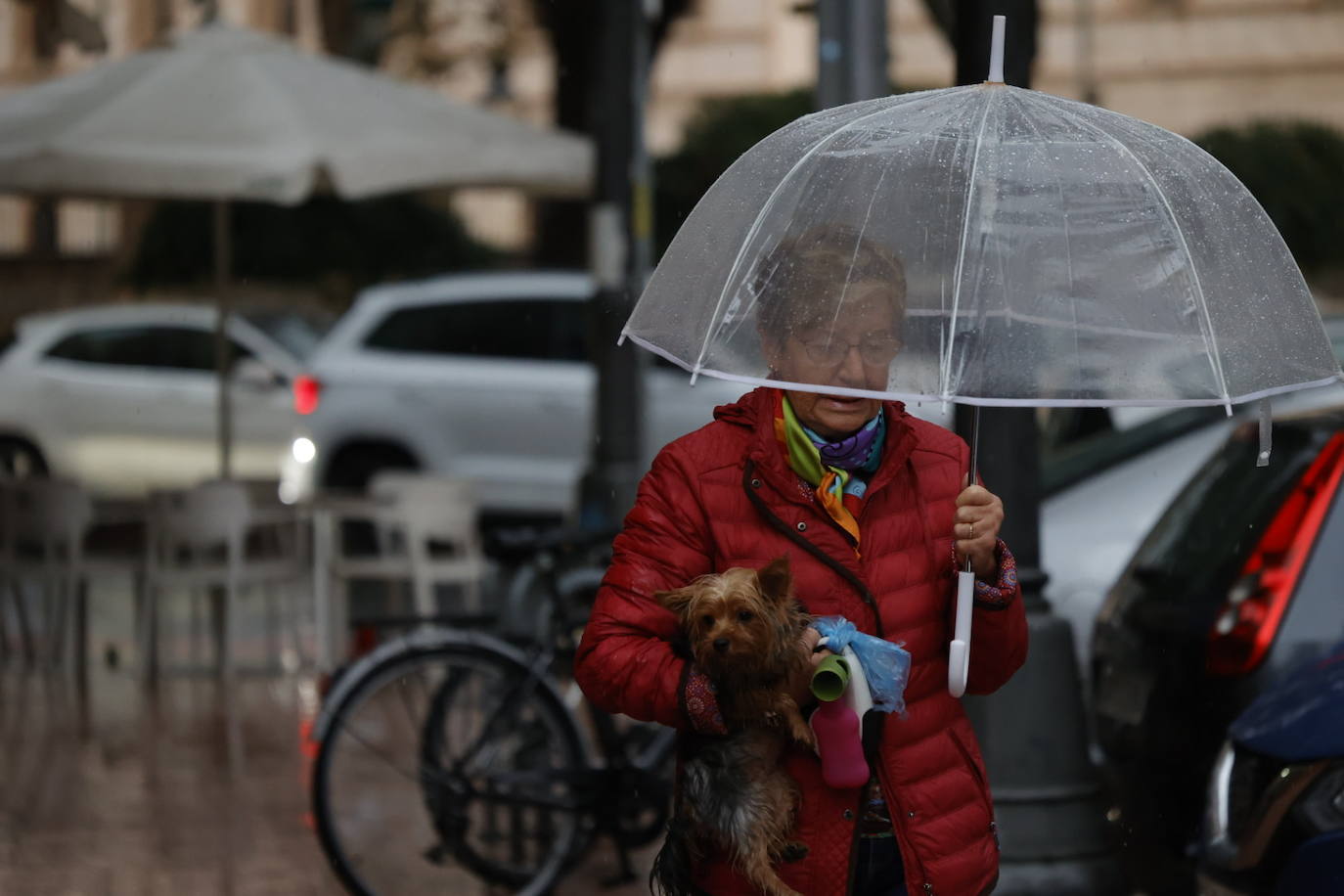 Lluvia en Valencia.