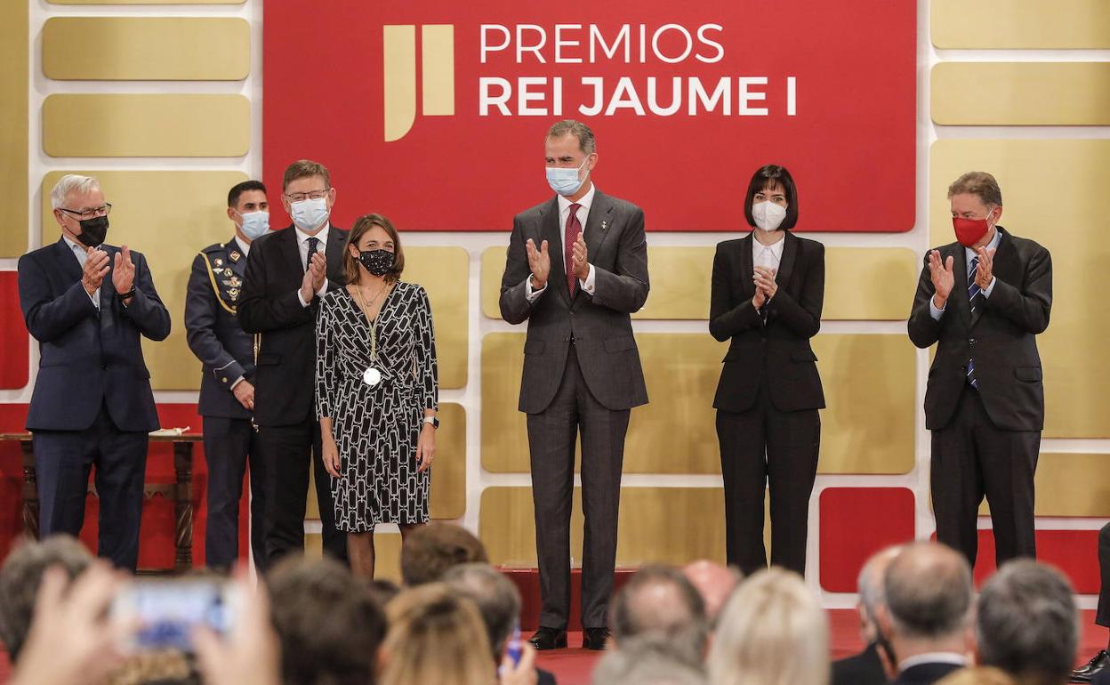 El Rey fue el encargado de presidir los Premios Jaume I la pasada edición. 