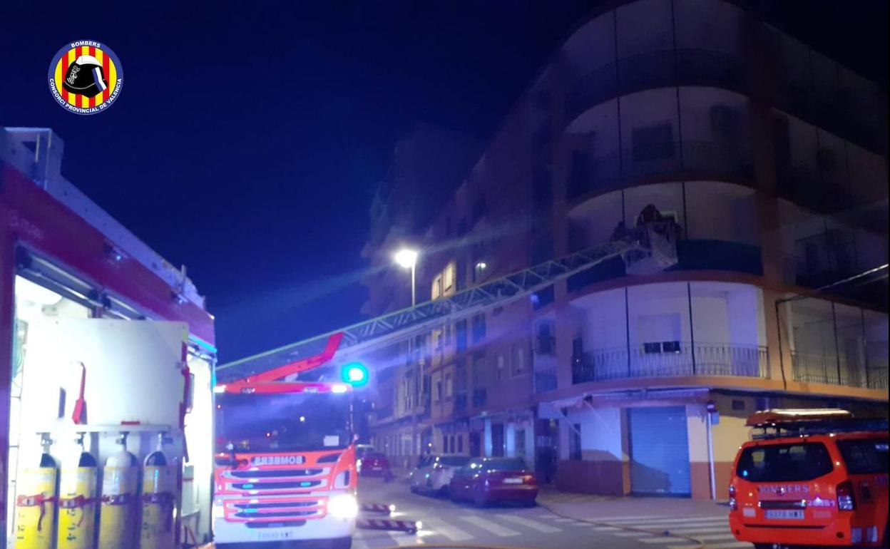 El edificio donde se ha producido el incendio. 