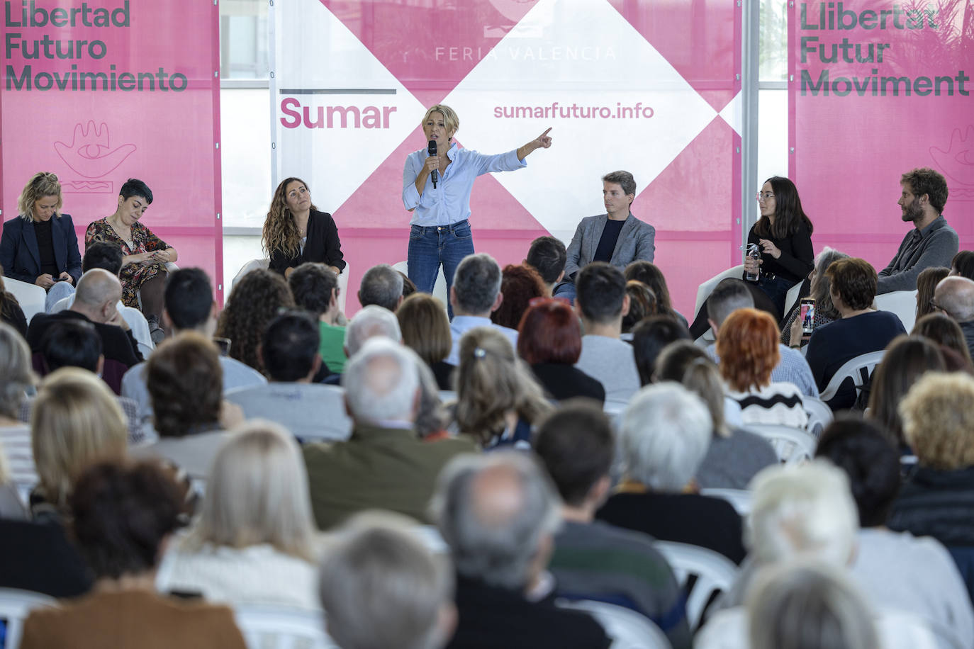 Fotos: Yolanda Díaz presenta Sumar en Valencia