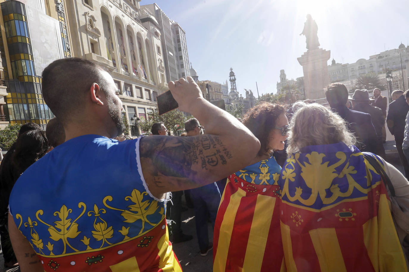 Fotos: Protesta por la figura de Francesc Vinatea en Valencia