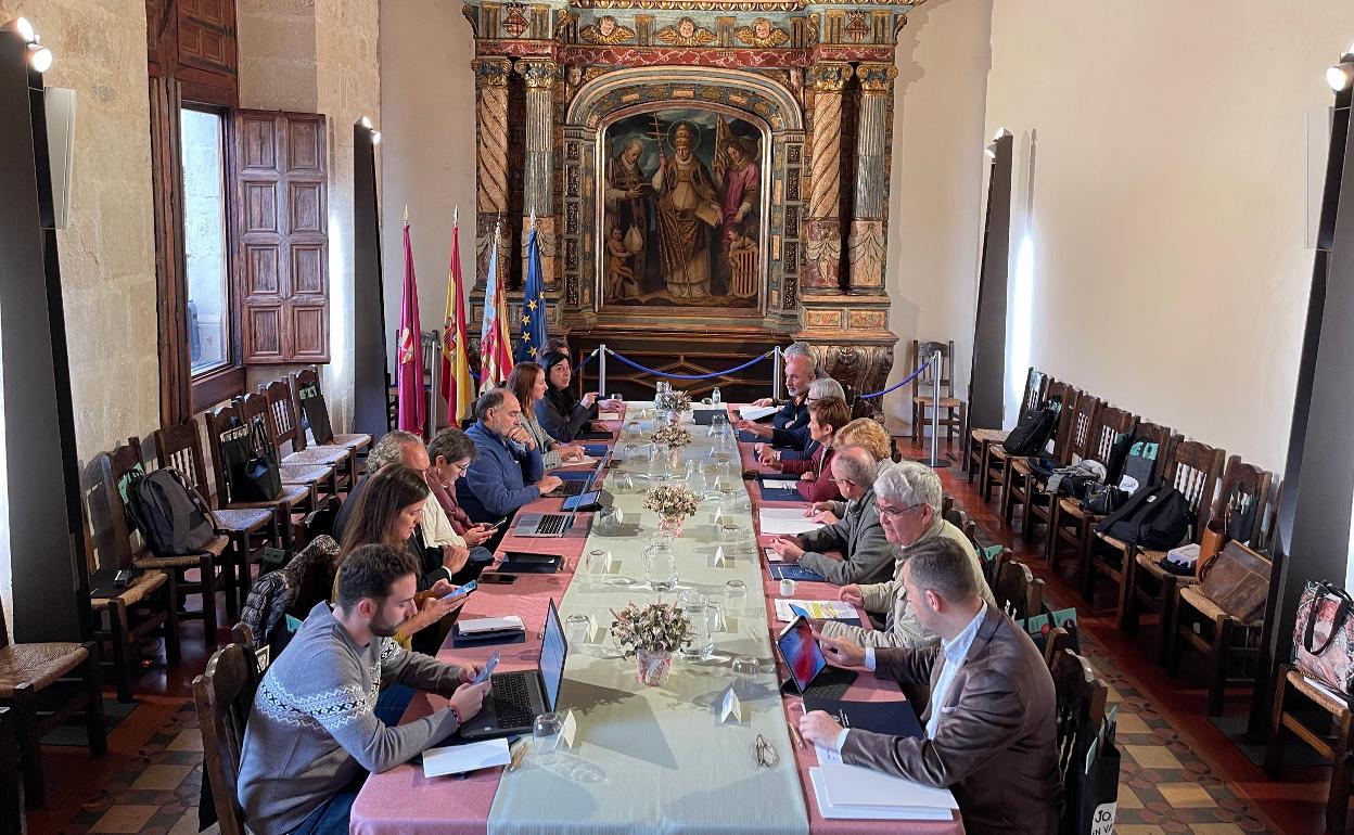 Reunión del consejo de la UV en Alzira. 