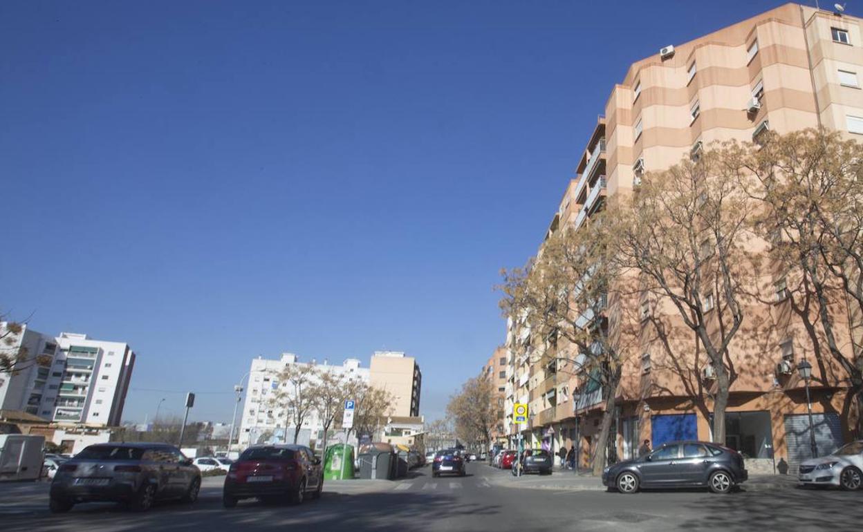 Una calle del barrio de San Isidro. 