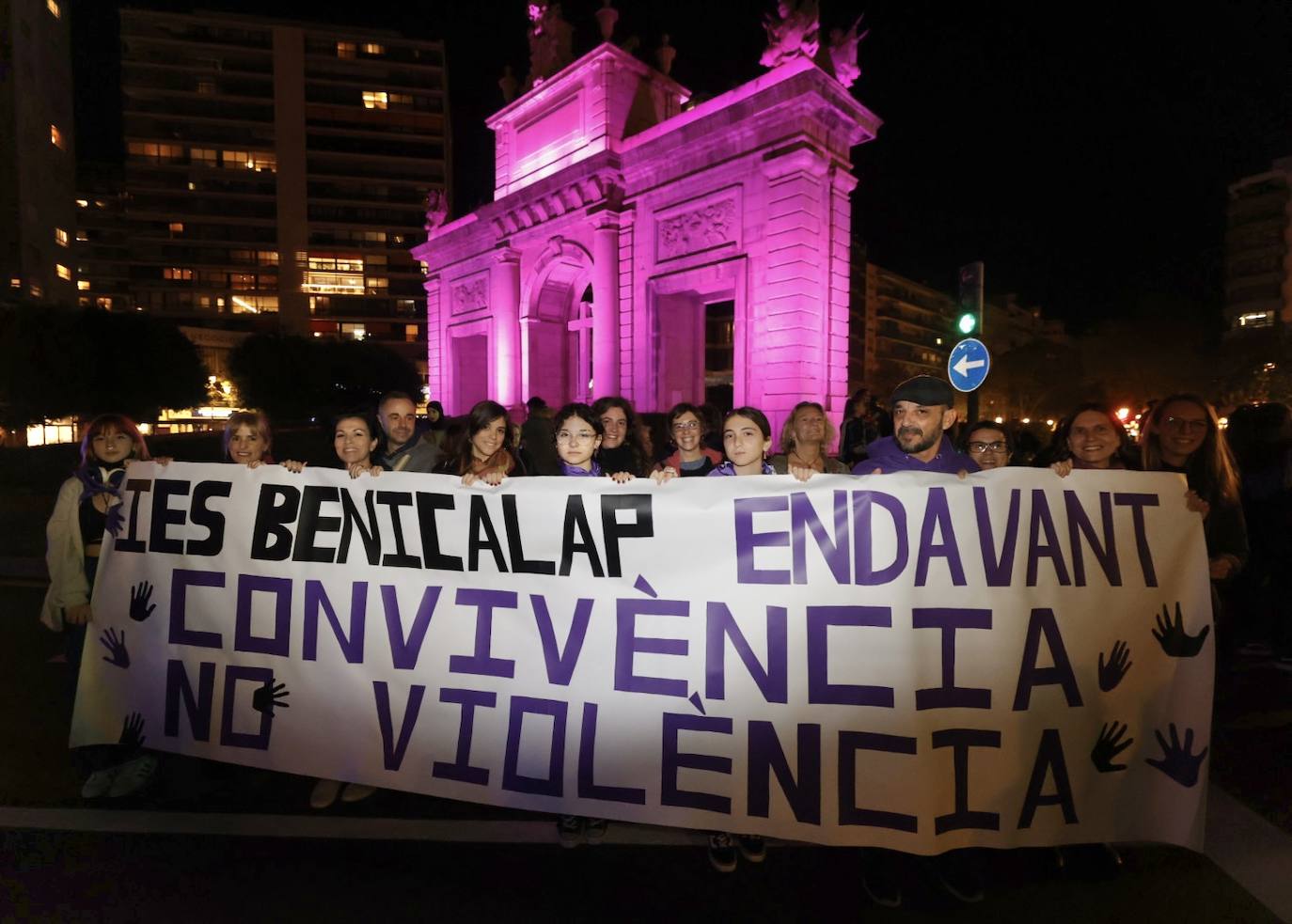 Fotos: Así ha sido la manifestación del 25N en Valencia