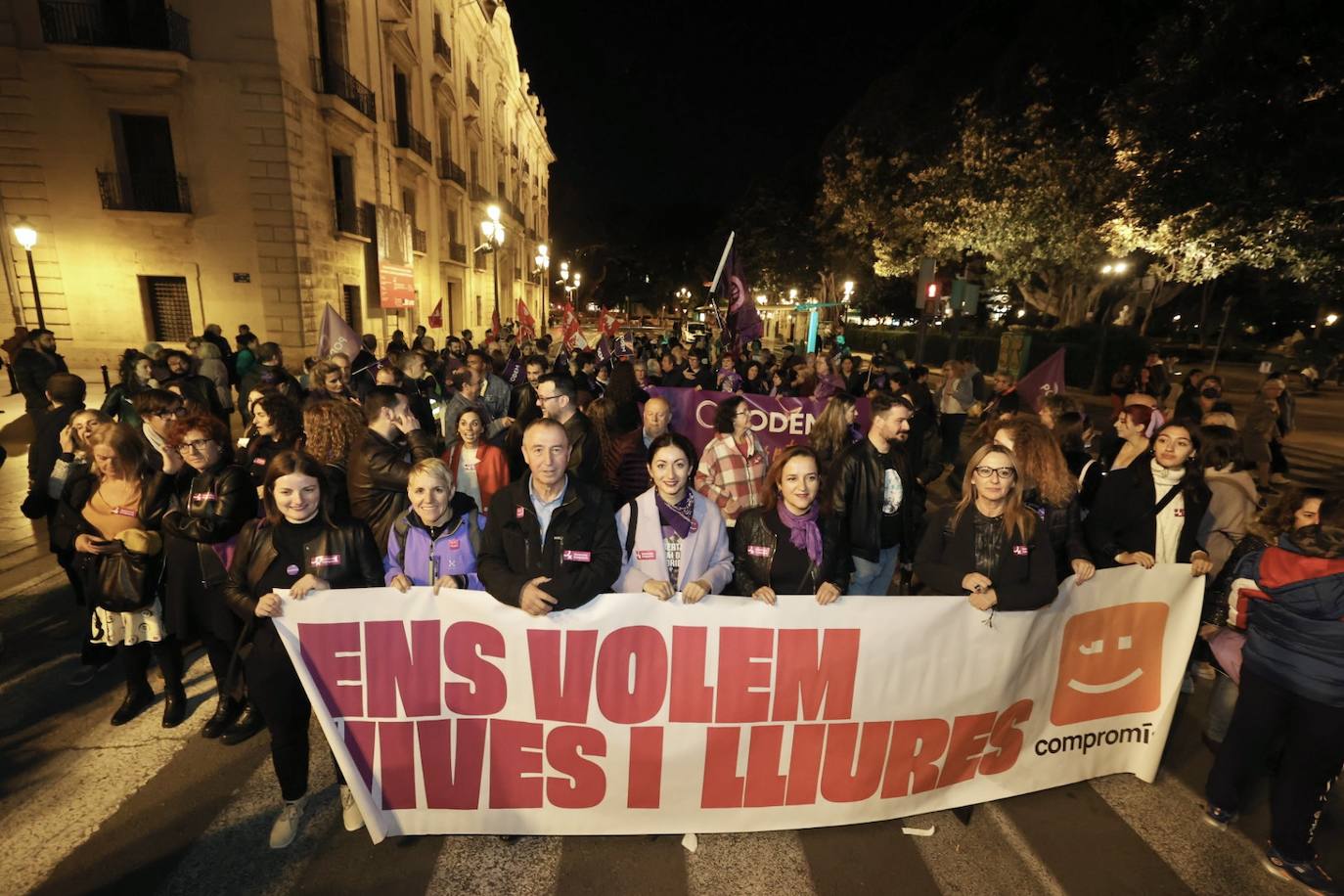 Fotos: Así ha sido la manifestación del 25N en Valencia