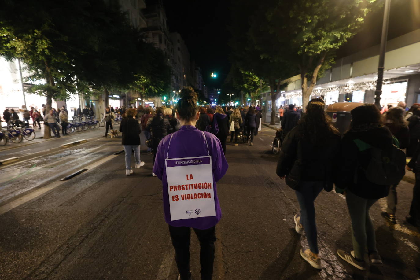 Fotos: Así ha sido la manifestación del 25N en Valencia