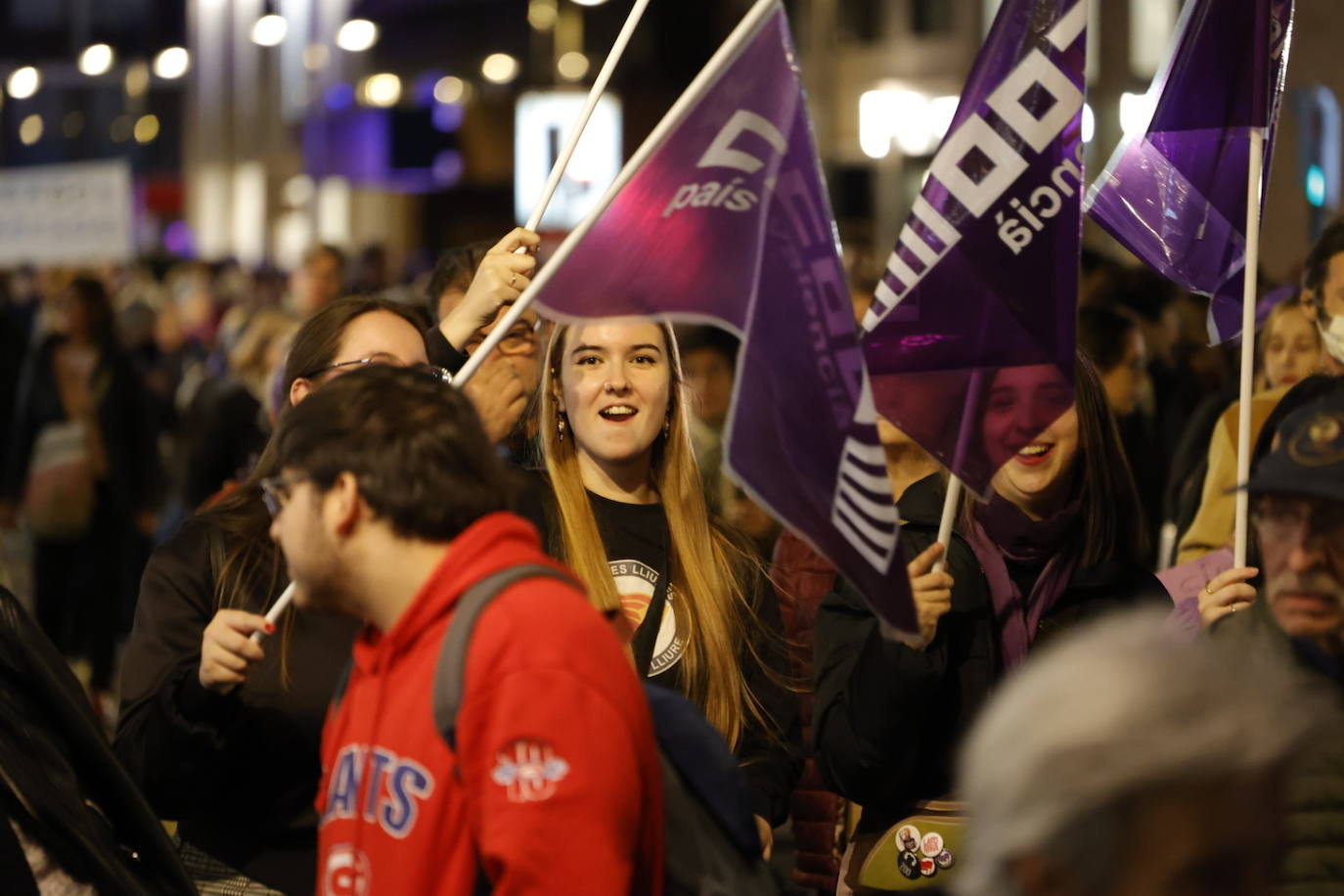 Fotos: Así ha sido la manifestación del 25N en Valencia