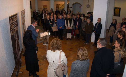 Inauguración de la exposición. 