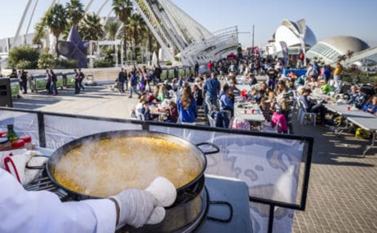 Paella party en 2018.