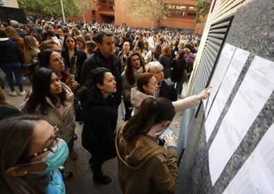 Imagen secundaria 1 - OPE Enfermería Valencia | Oposiciones masivas: miles de valencianos en busca de una de las codiciadas plazas de enfermería