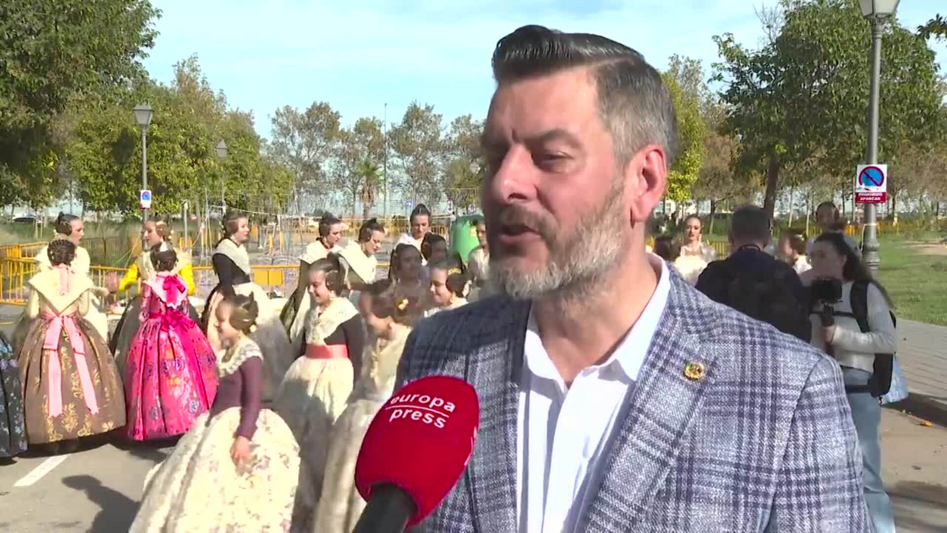 Se celebra una mascletà por el VI aniversario de las Fallas como Patrimonio de la Humanidad