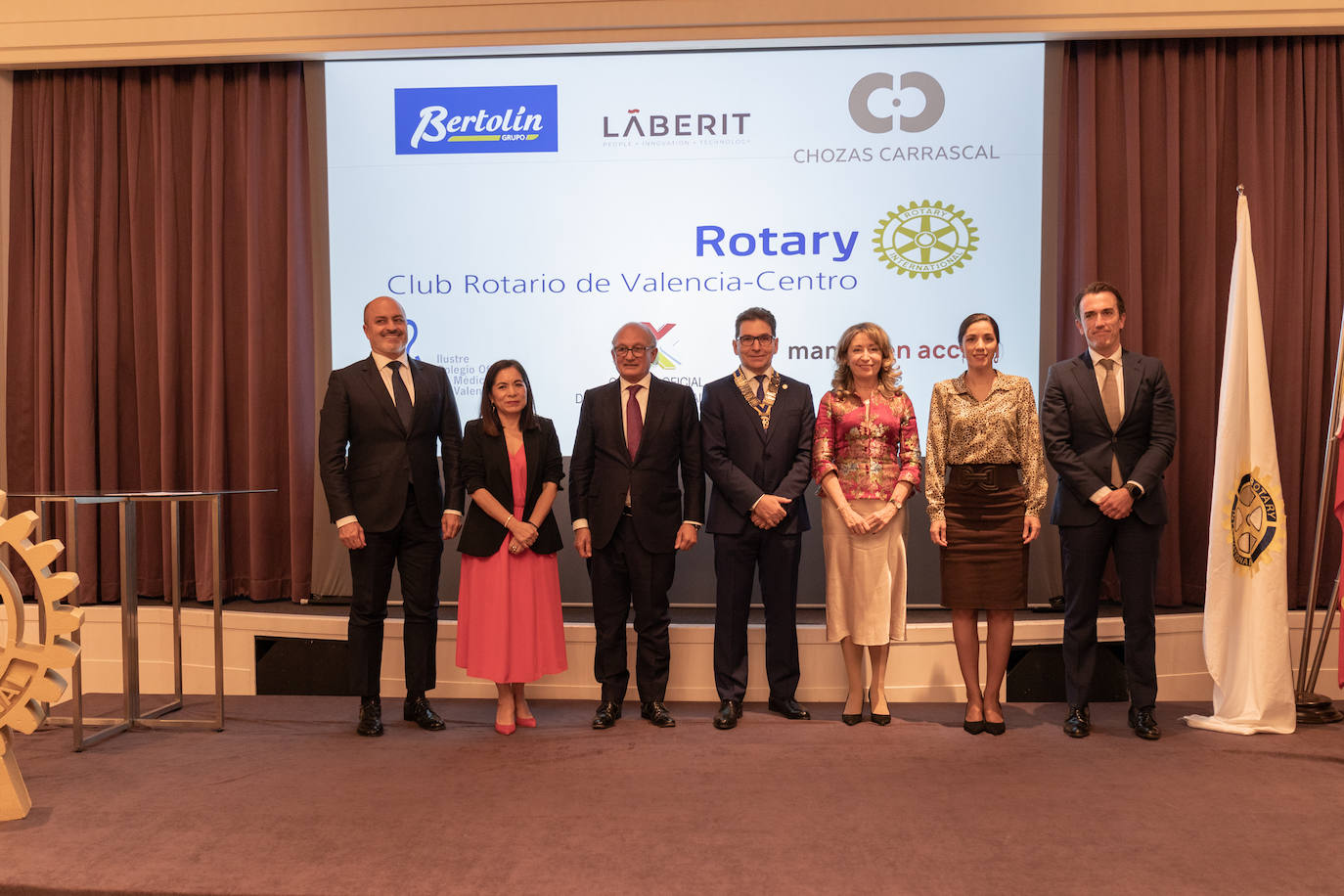 Entrega de premios del club rotario Valencia Centro