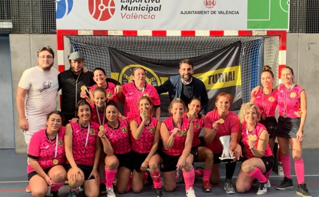 Las mamis del Turia CH, campeonas de España en Valencia 