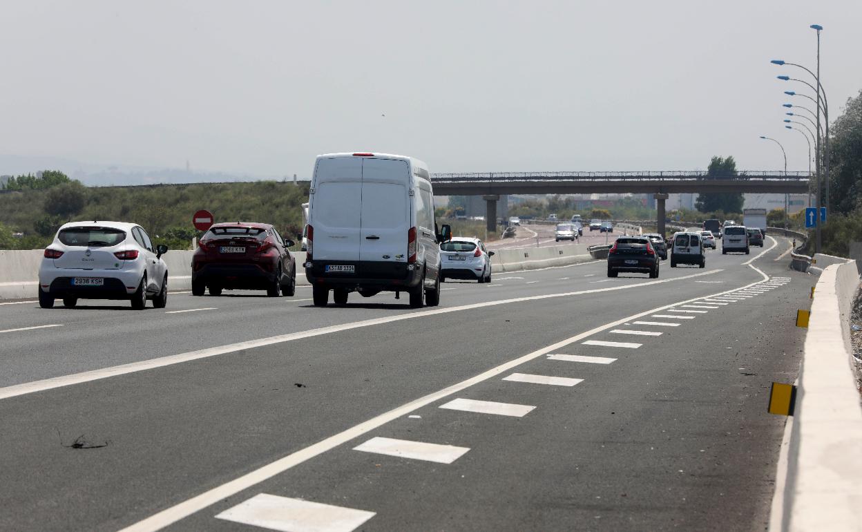 Autopista a su paso por Algemesí. 