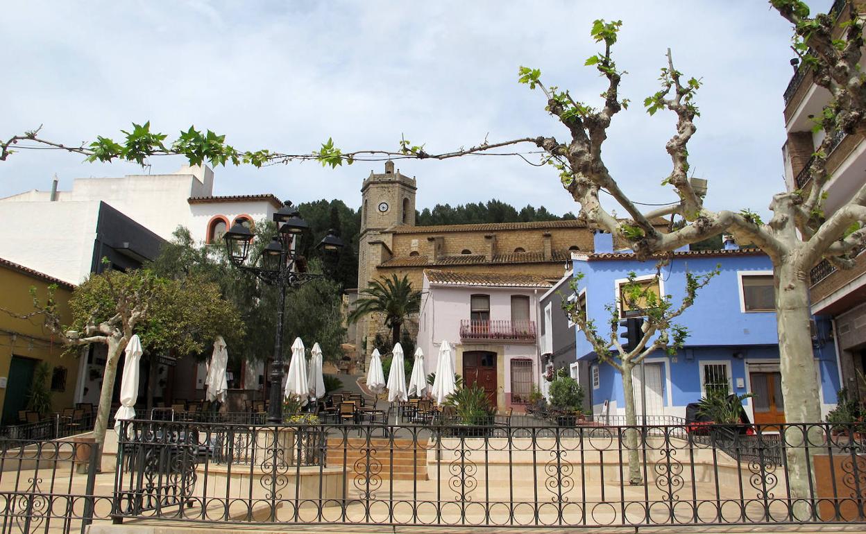 Una vista del municipio de Llíber. 