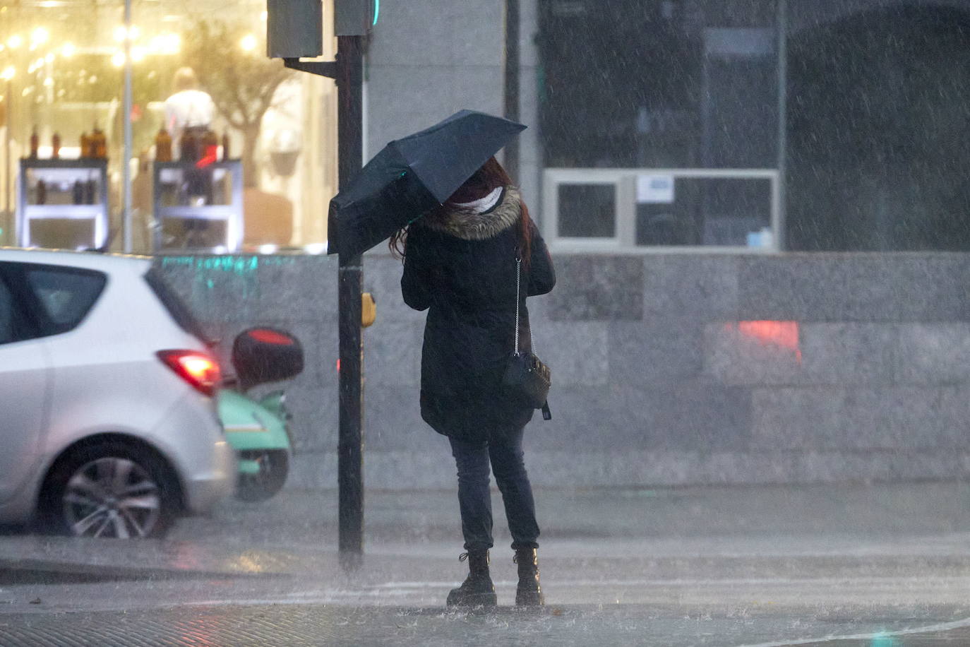 Lluvia en Valencia. 