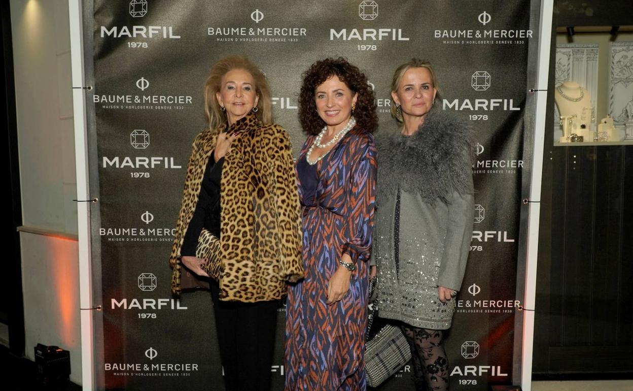 Mayrén Beneyto, Begoña Marfil y Eva Marcellán.