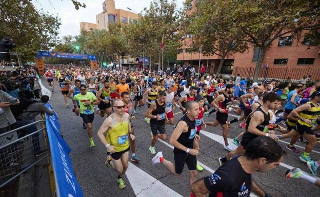 Probabilidad de lluvias en el Maratón de Valencia: hora a hora