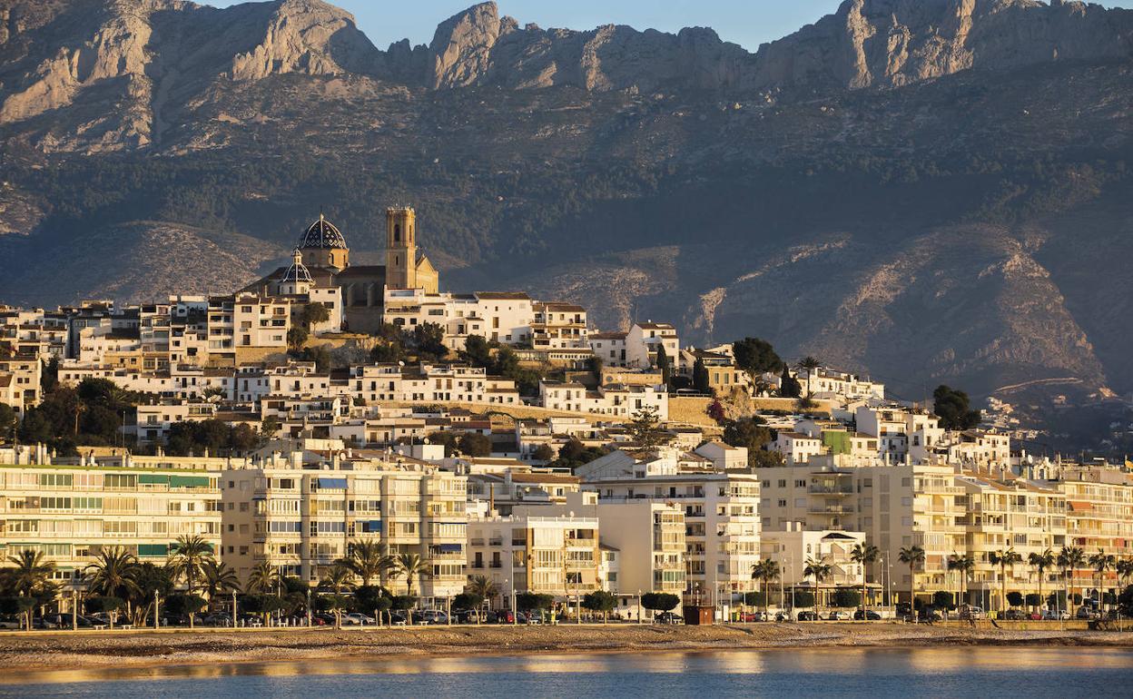 Vista panorámica de Altea. 