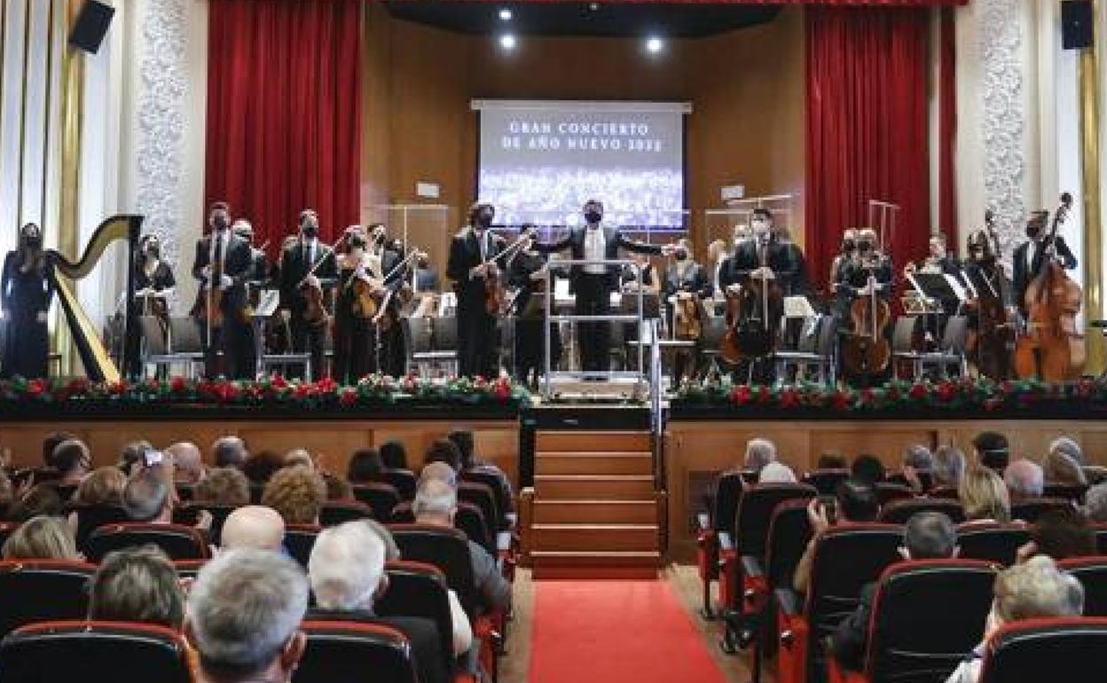 Un momento del concierto que ofreció la Orquesta del Mediterráneo en enero de 2022. 