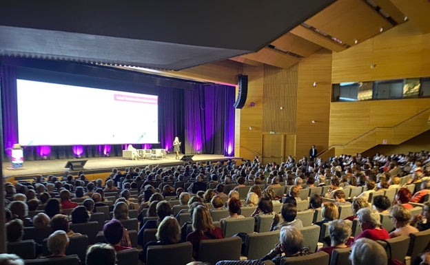 Uno de los espacios del Palacio de Congresos, repleto en uno de los eventos organidados por LAS PROVINCIAS. 