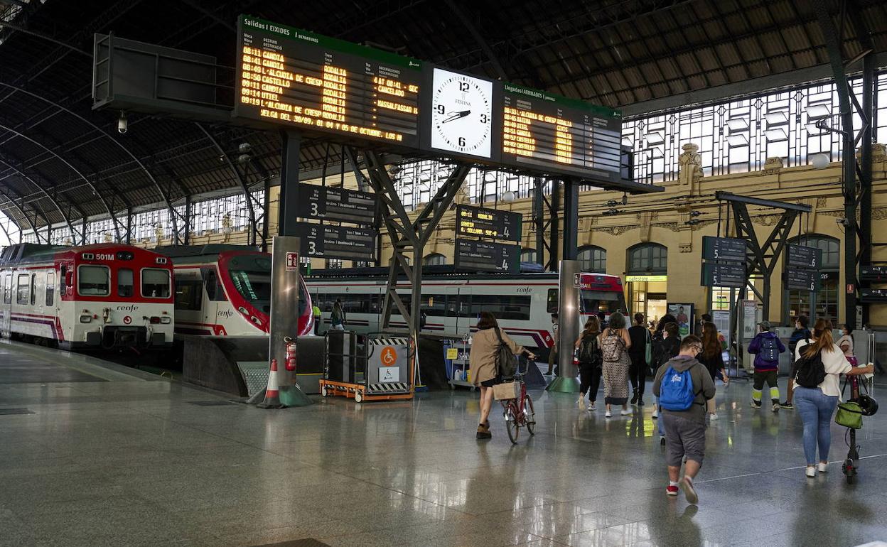 Imagen de archivo de la Estación del Norte de Valencia