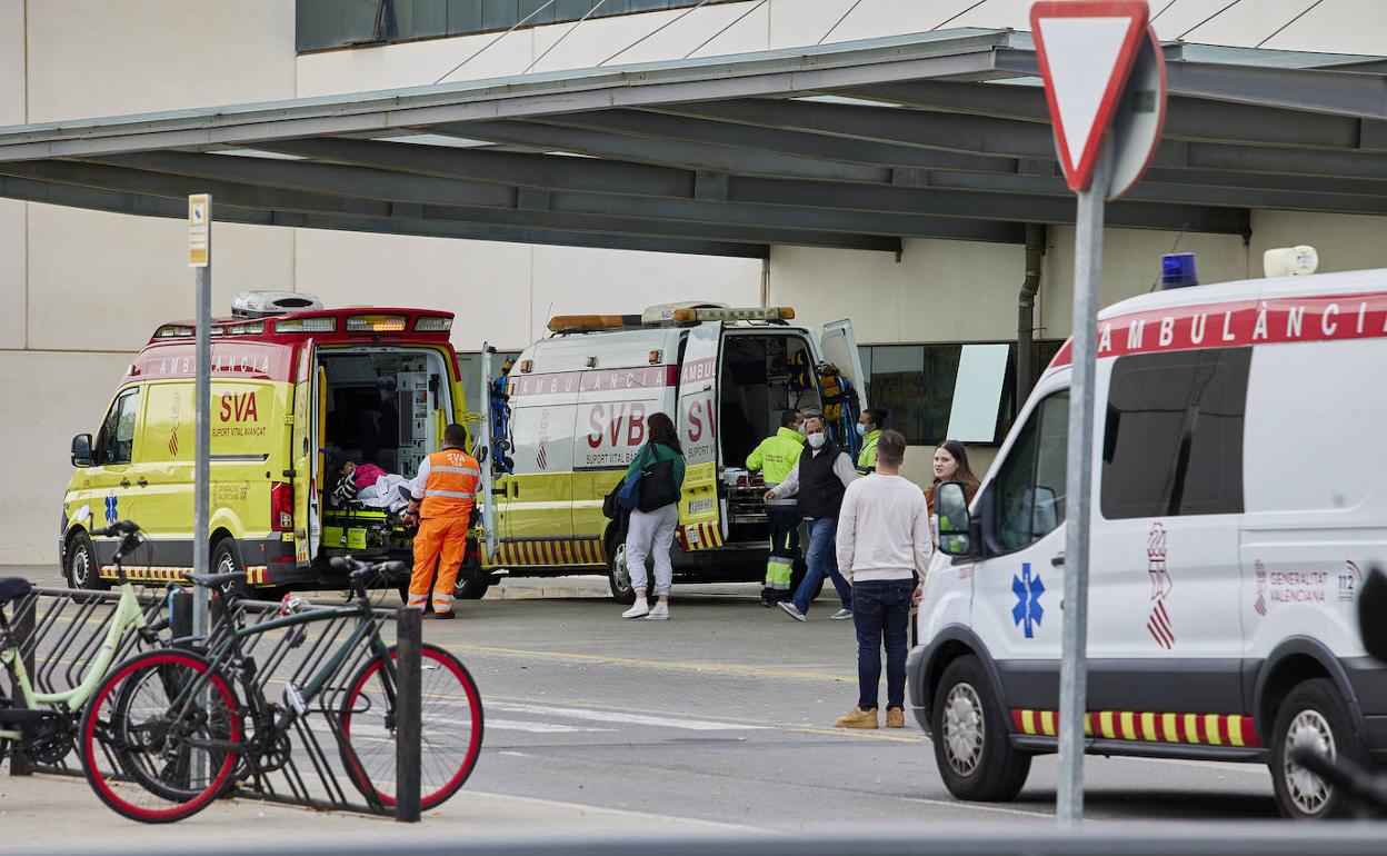 Acceso a los servicios de Urgencias del hospital La Fe.