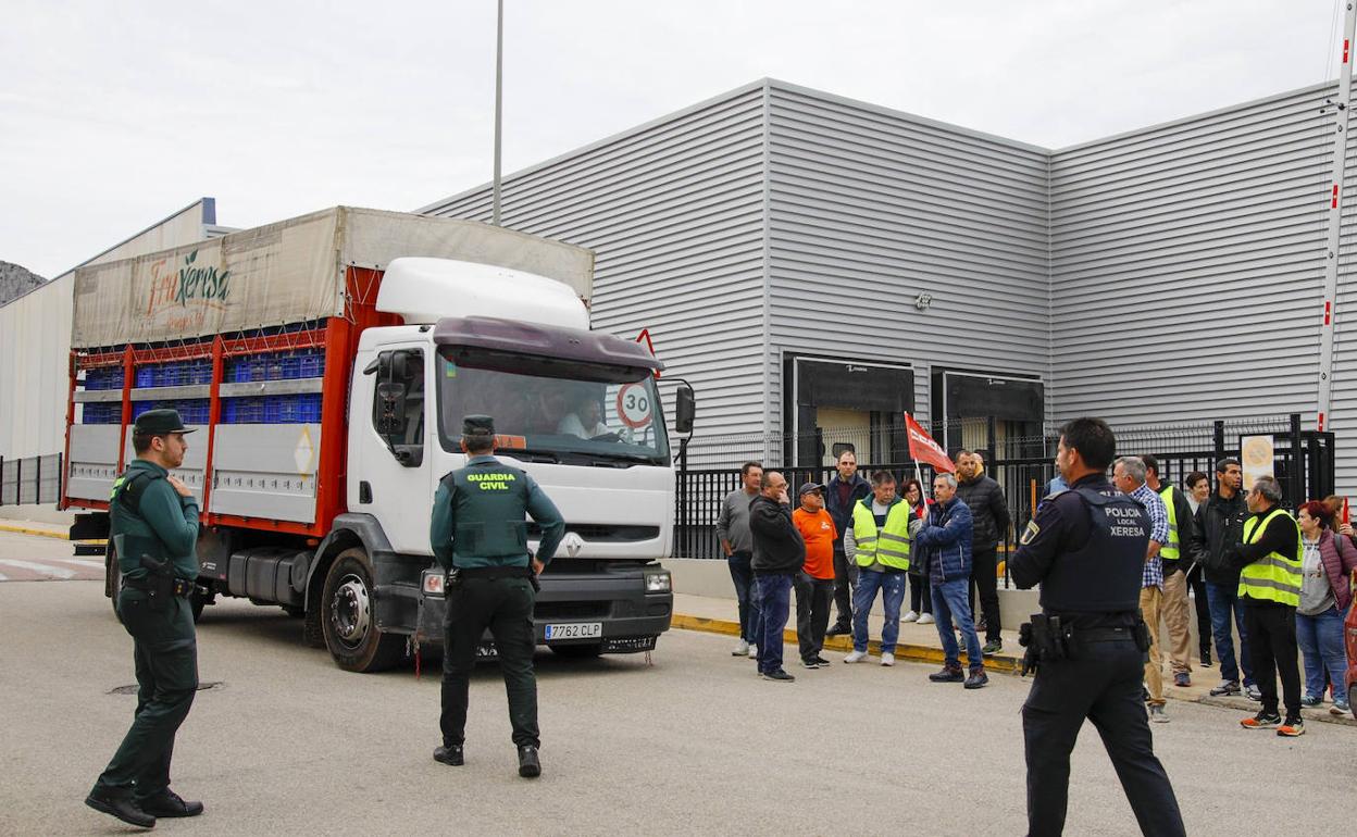 Movilizaciones de los 'collidors' el pasado martes. 