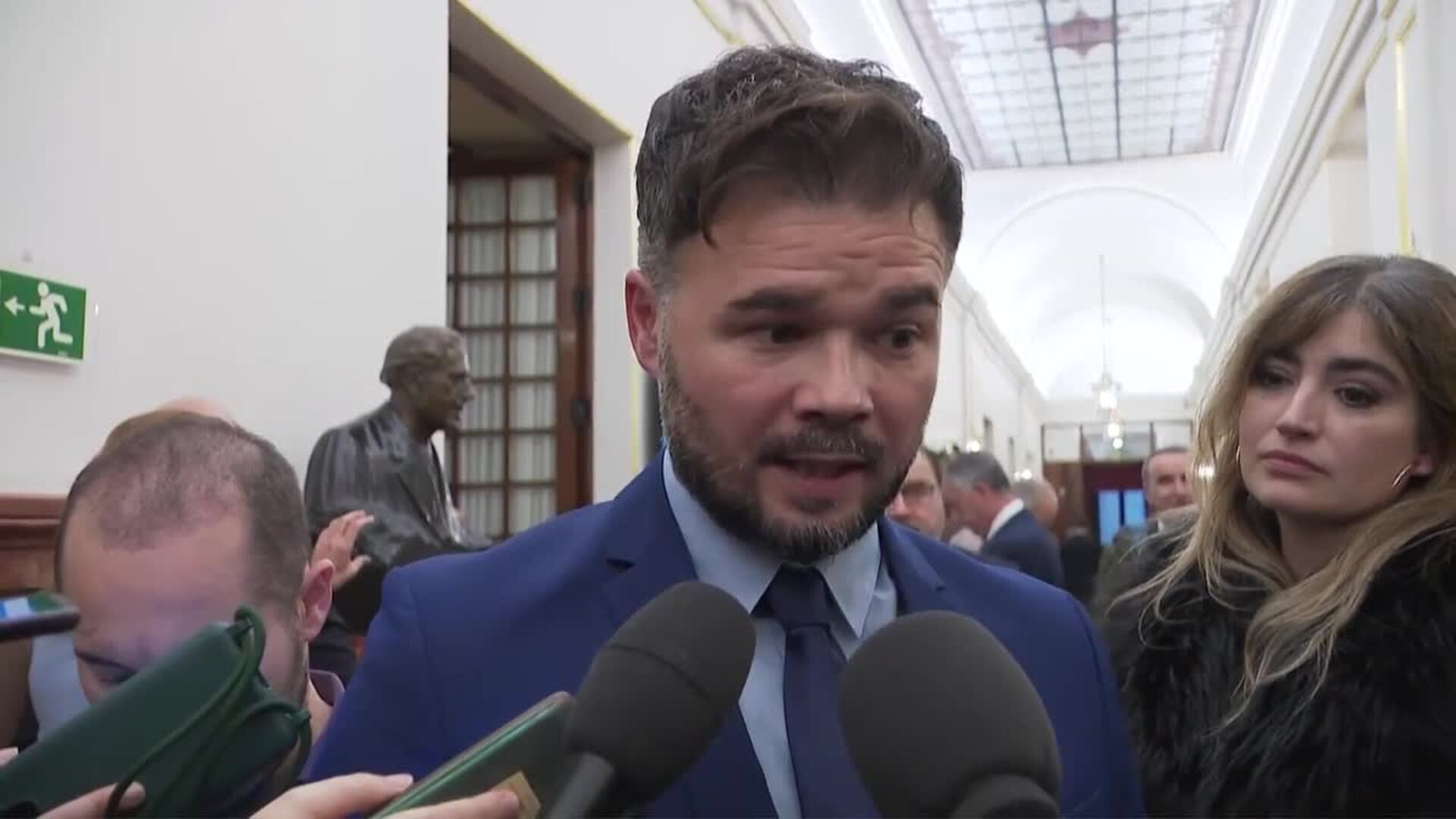 Rufián valora que el TC aplace su decisión sobre el recurso del PP