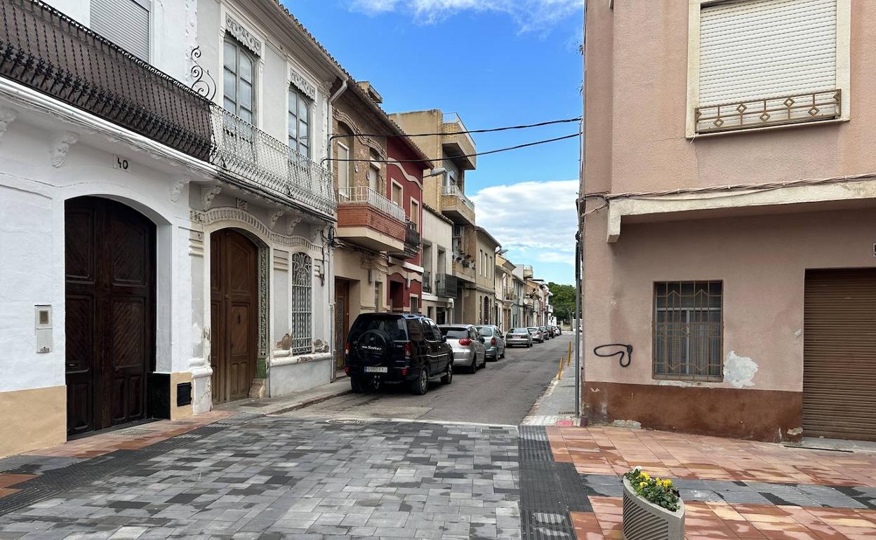 La calle Bosch Marín donde se va actuar. 