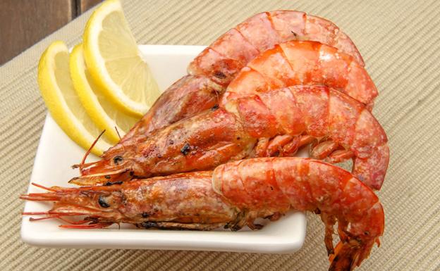 Las gambas, las reinas de la mesa en Navidad.