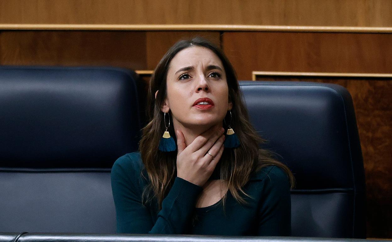 La ministra de Igualdad, Irene Montero.