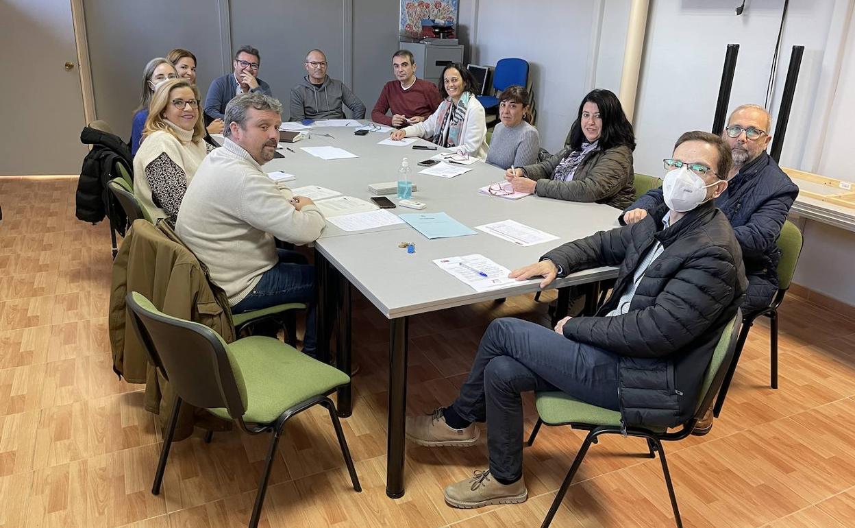 La reunión de la secretaría técnica. 