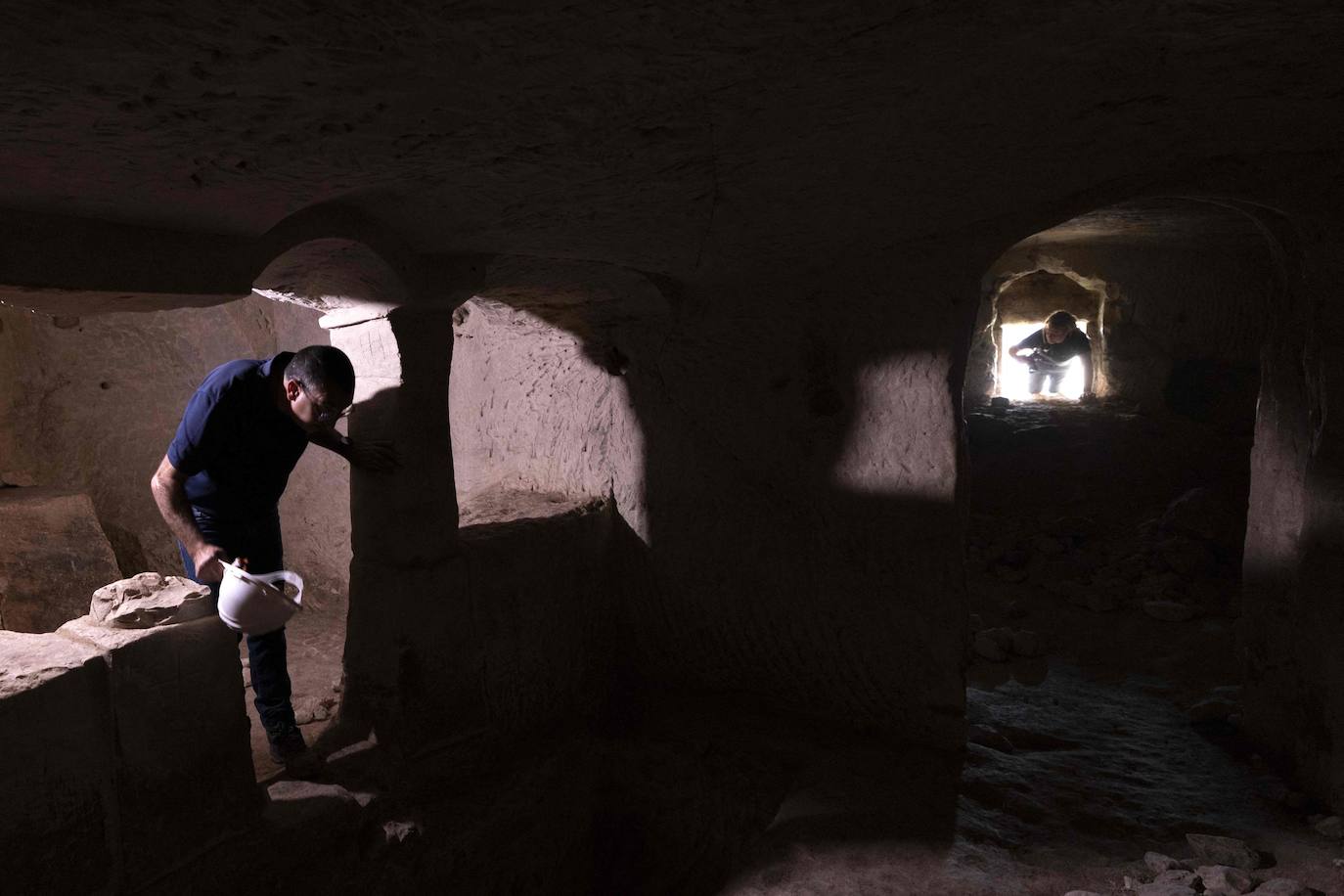 Fotos: Descubren una cueva funeraria en Israel de hace más de 2.000 años y relacionada con Jesús