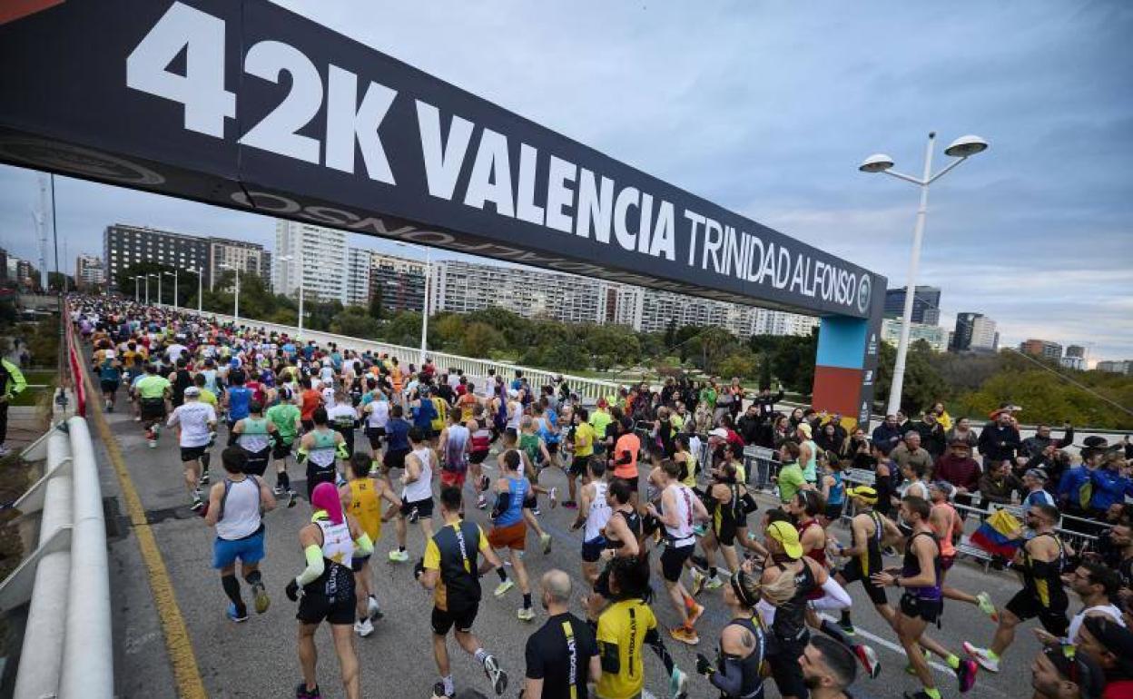 Participantes en la última edición del Maratón Valencia Trinidad Alfonso. 