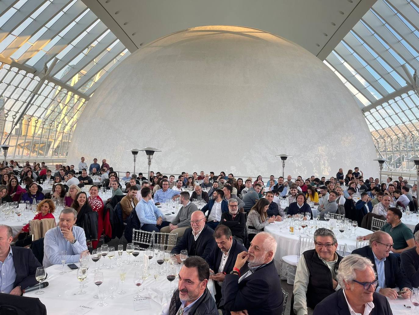 Comida de empresa de Laberit en el Museo de las Ciencias.