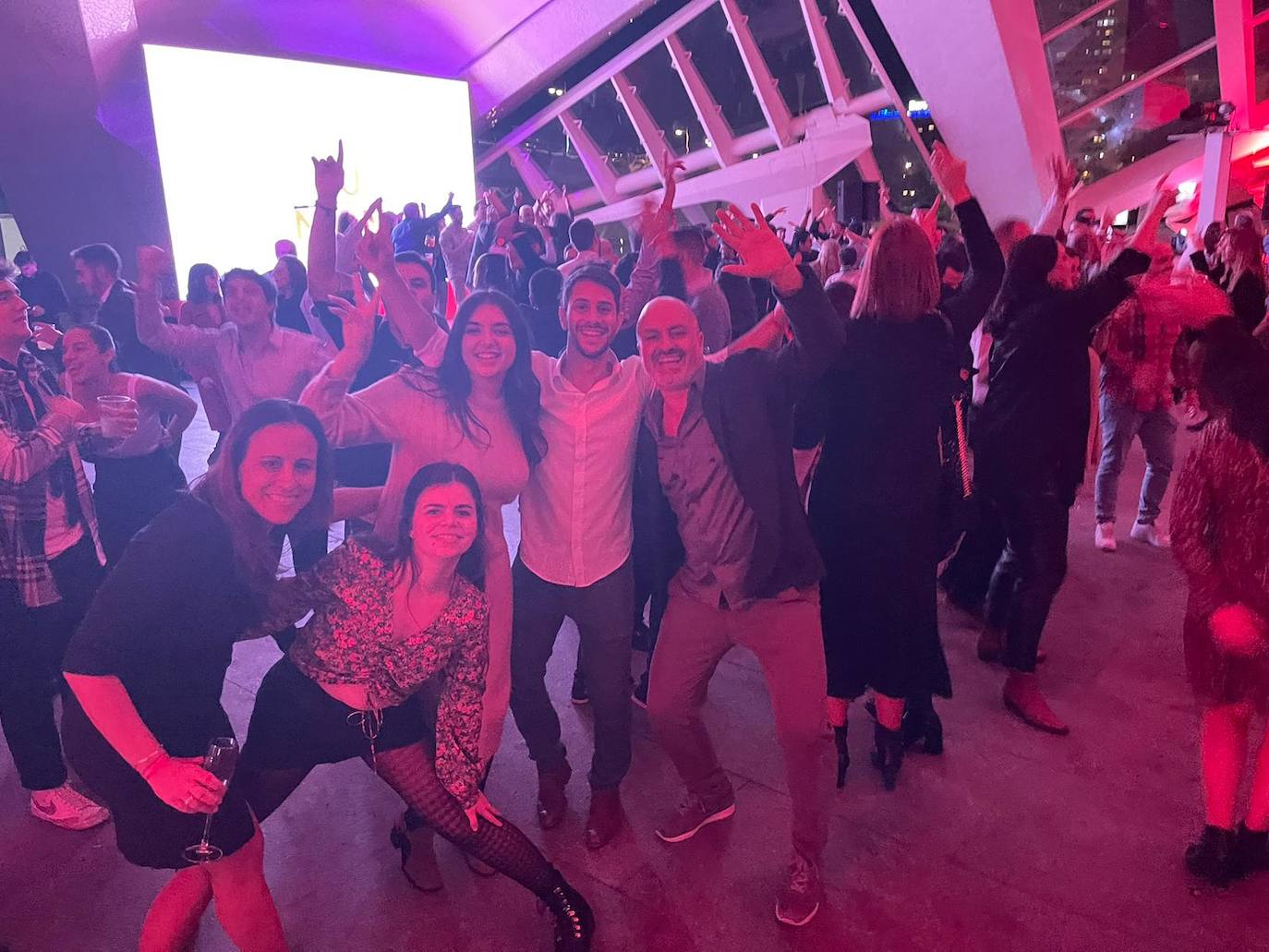 Cena de empresa de Laberit, en la Ciudad de las Ciencias.