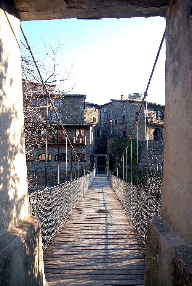 Rupit (Barcelona). Pont Penjat