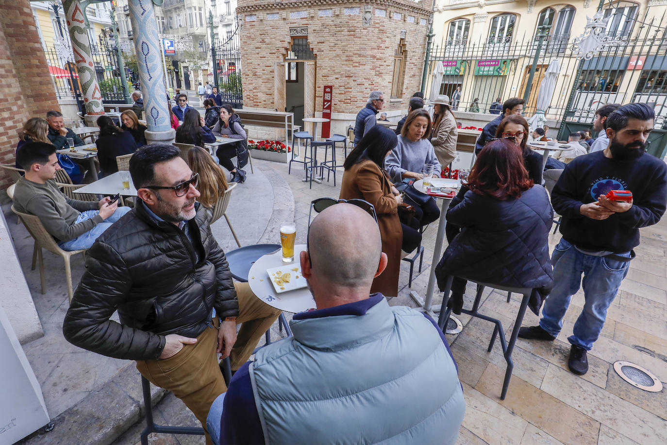 Fotos: El centro de Valencia, lleno en Navidad