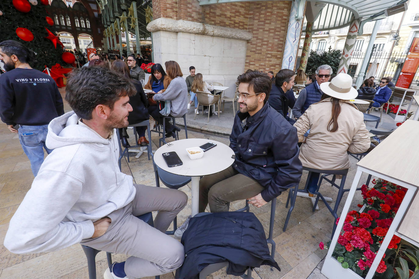 Fotos: El centro de Valencia, lleno en Navidad