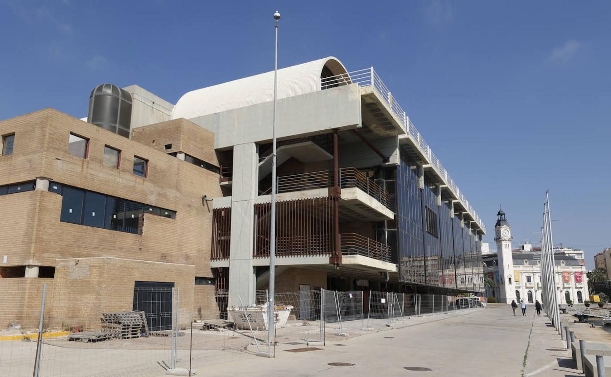 Antigua estación Marítima, que será remodelada para sede de oficinas y empresas. 