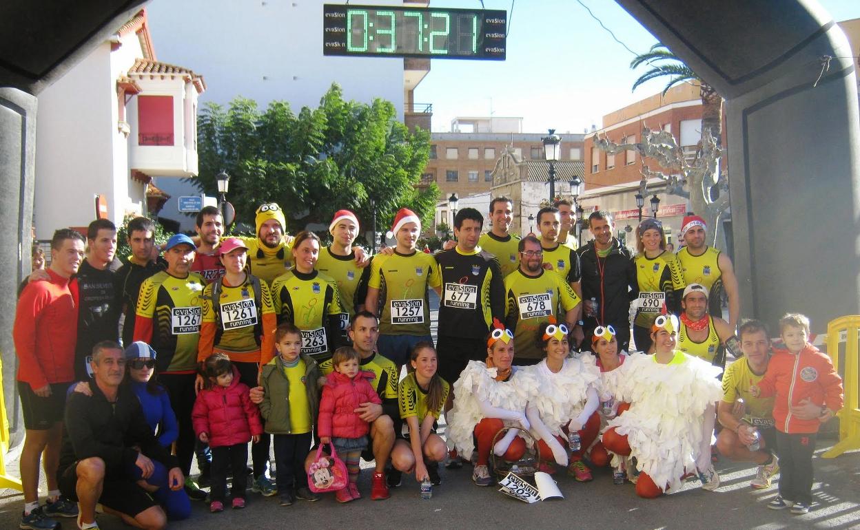 San Silvestre celebrada en Oropesa, Castellón, hace unos años. 