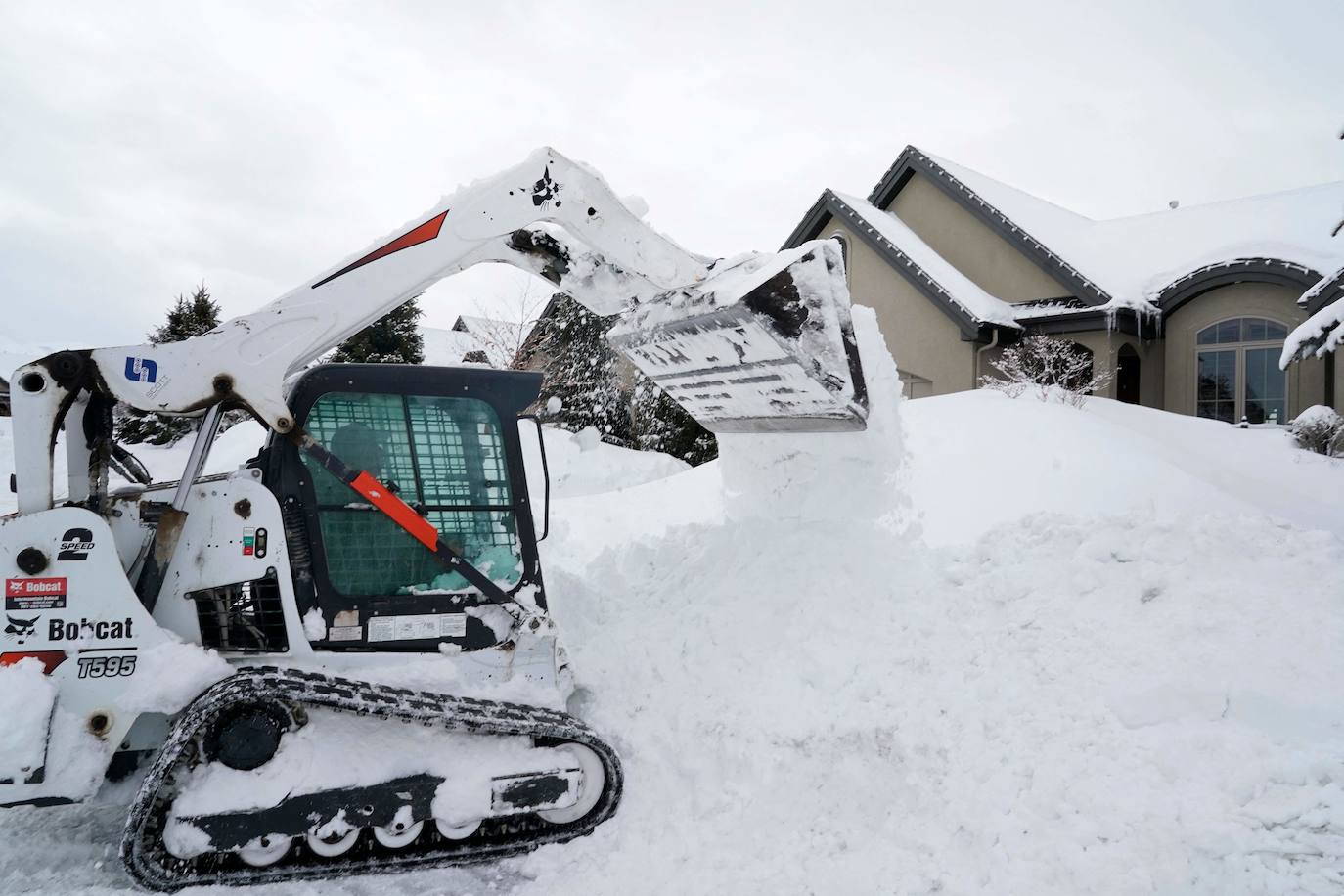 Utah &#039;desaparece&#039; bajo la nieve