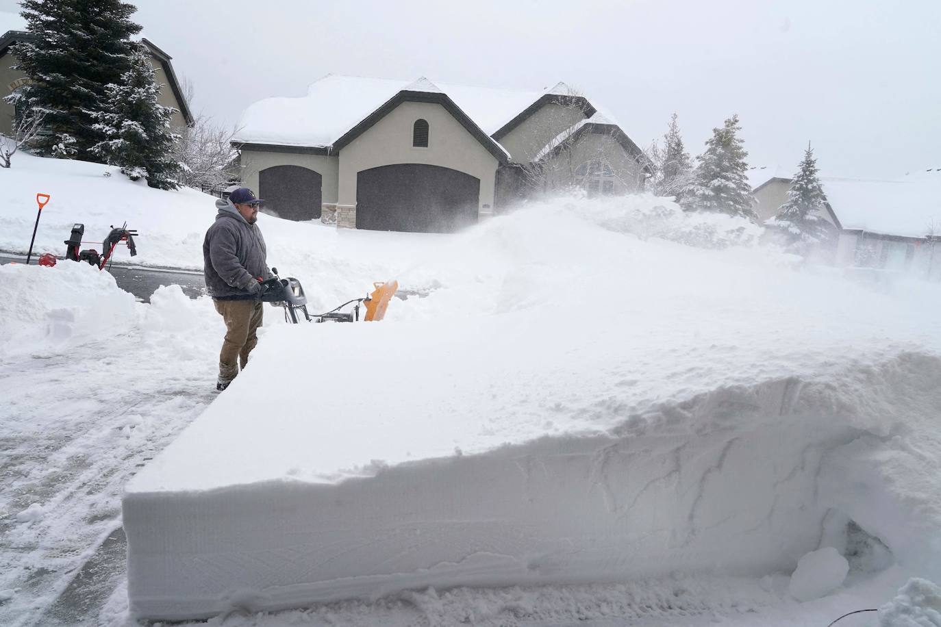 Utah &#039;desaparece&#039; bajo la nieve