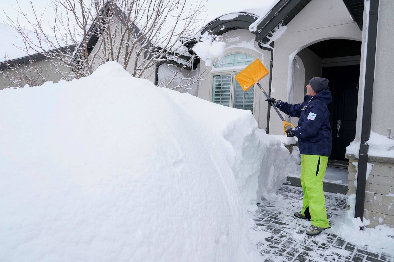 Utah &#039;desaparece&#039; bajo la nieve