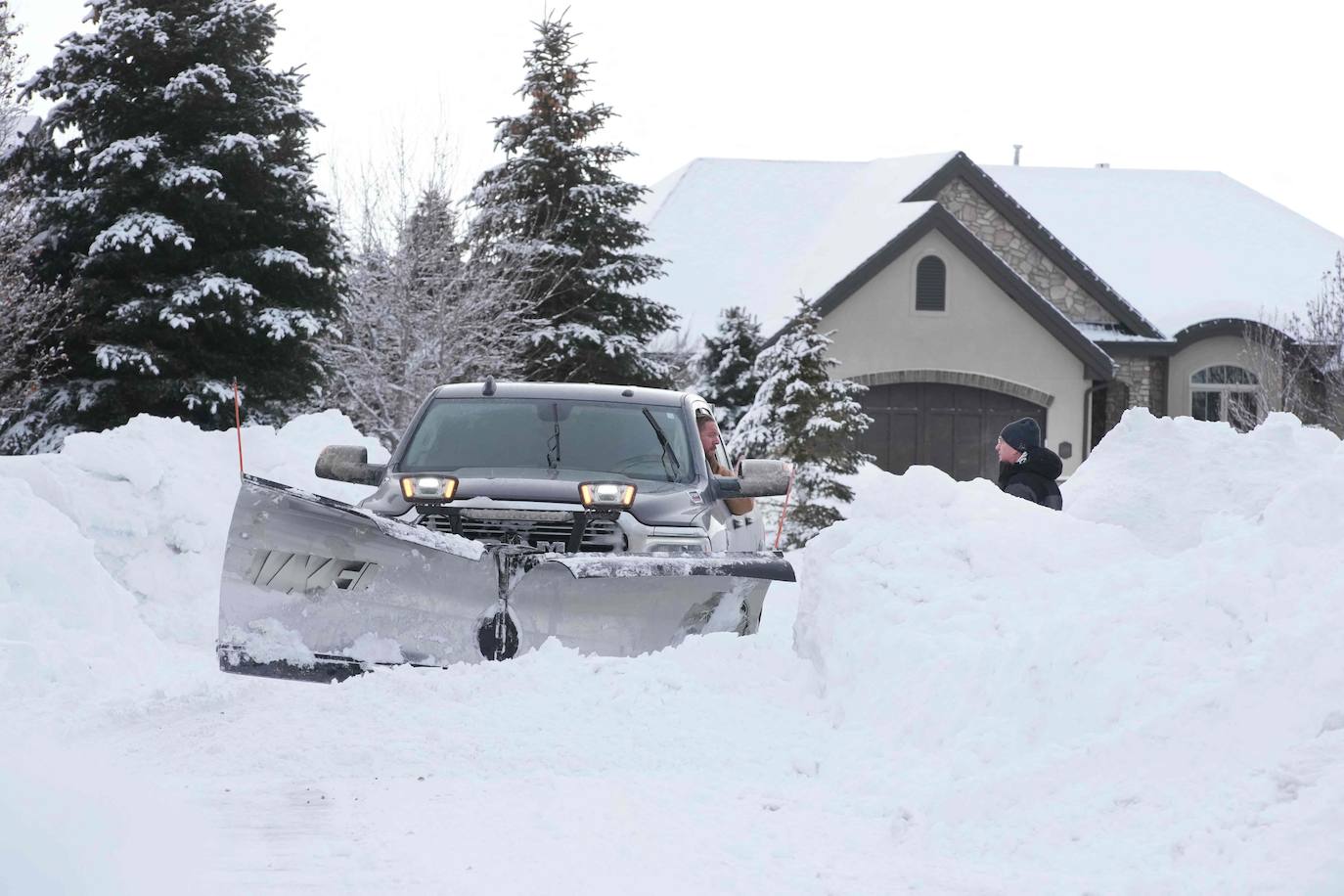 Utah &#039;desaparece&#039; bajo la nieve